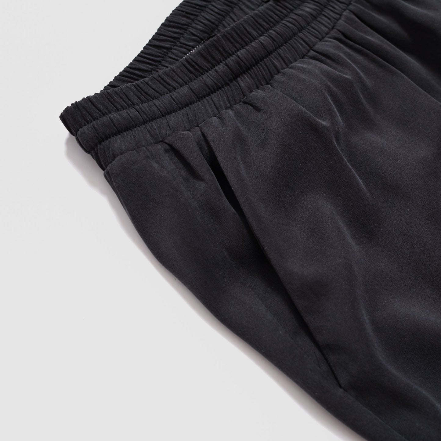 STONEWASHED SILK ELASTICATED PANTS