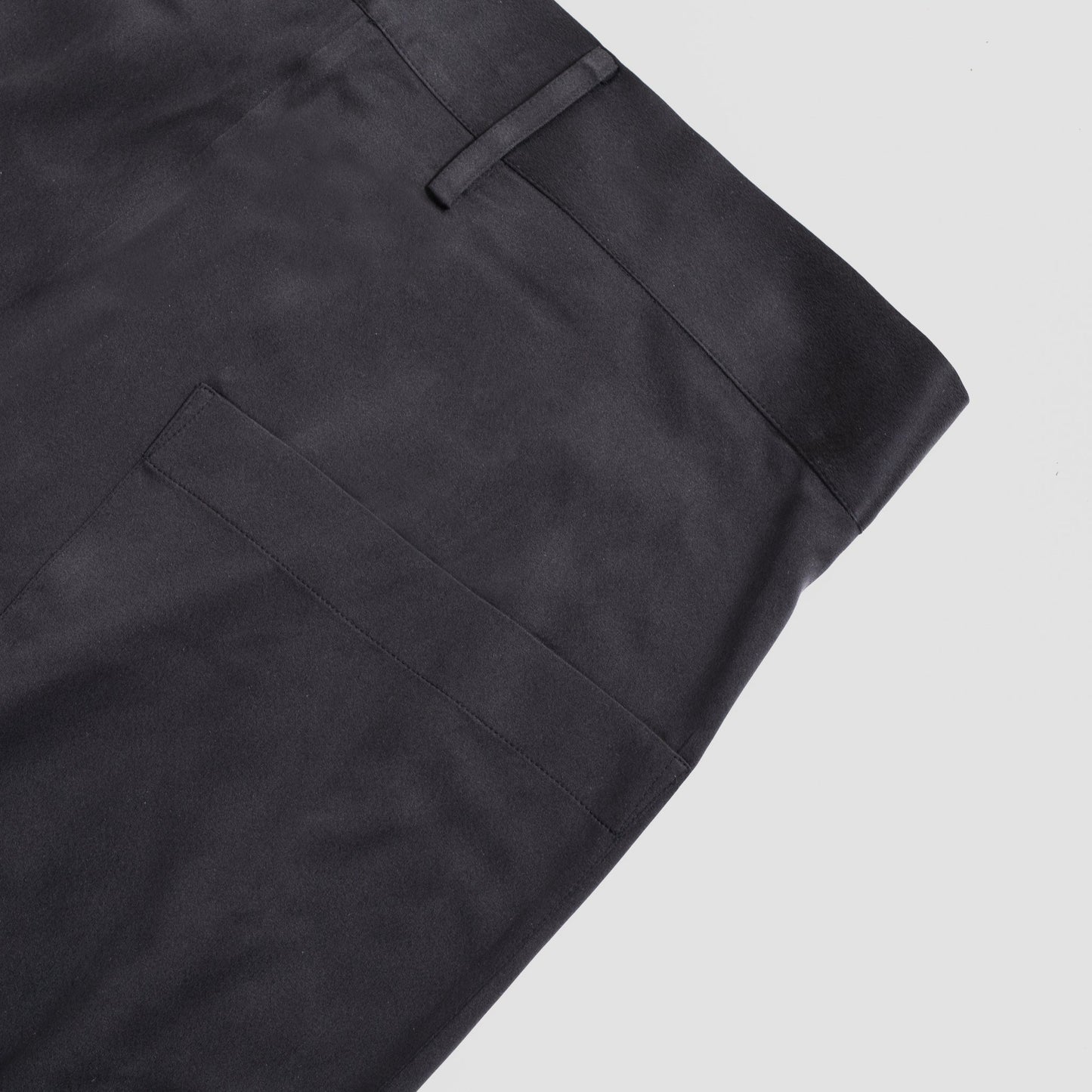 STONEWASHED SILK OVERLAPPED PANTS