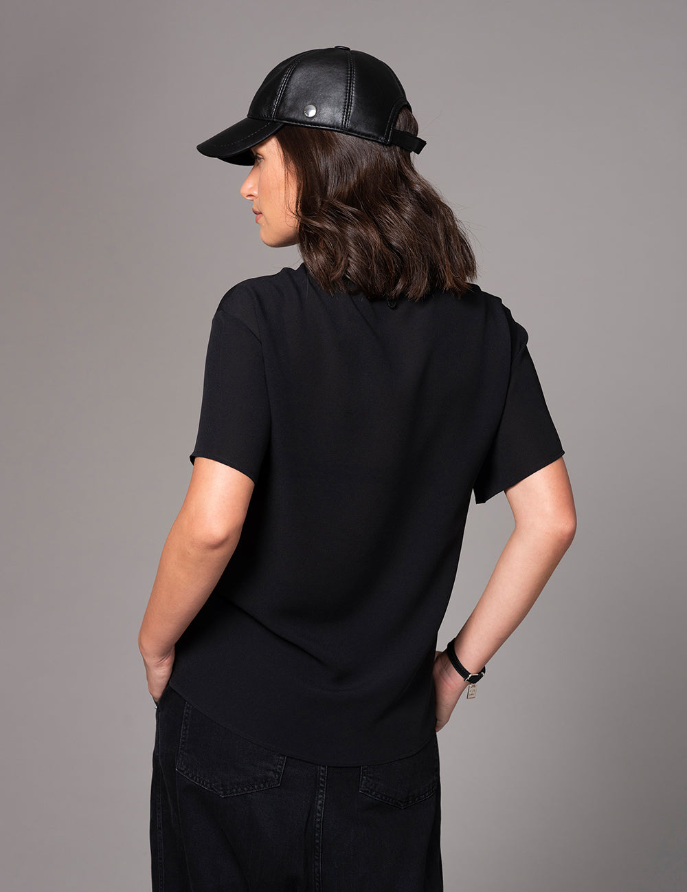 FRENCH CREPE SILK T-SHIRT