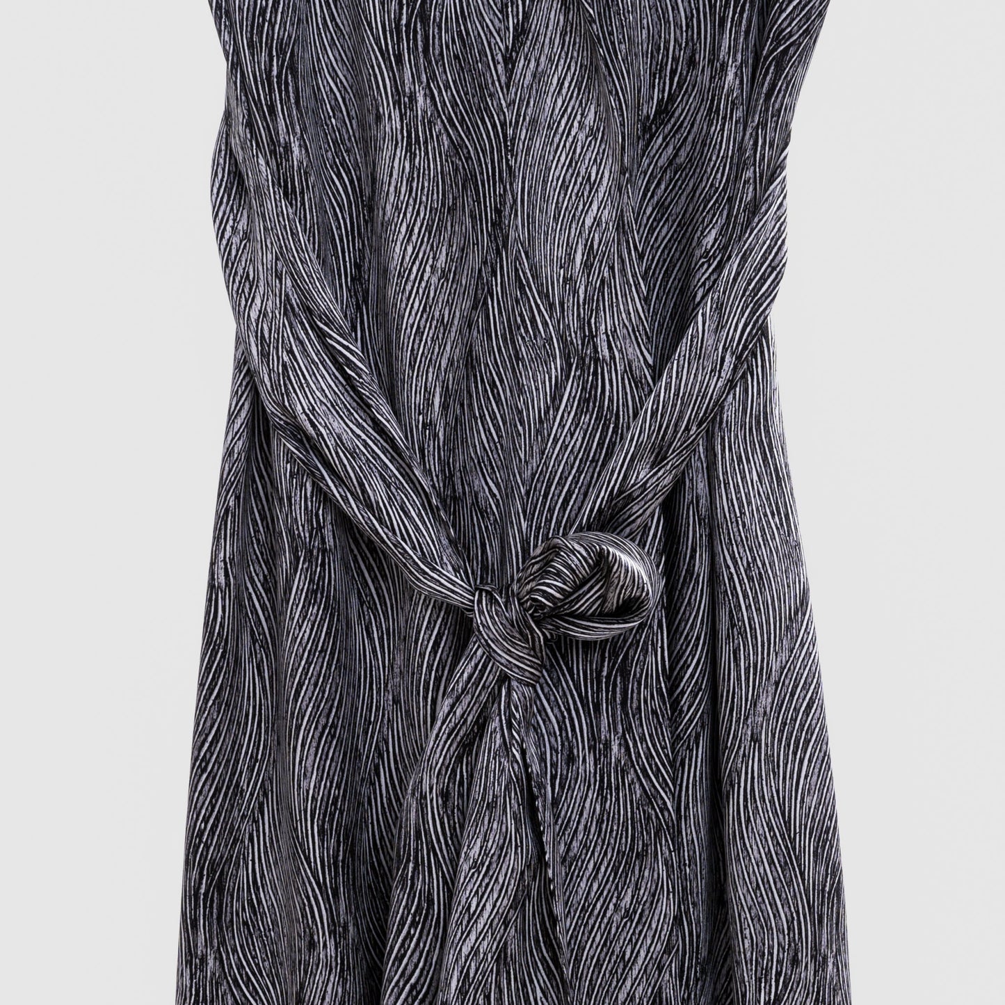 LEAVES PRINT SILK KIMONO