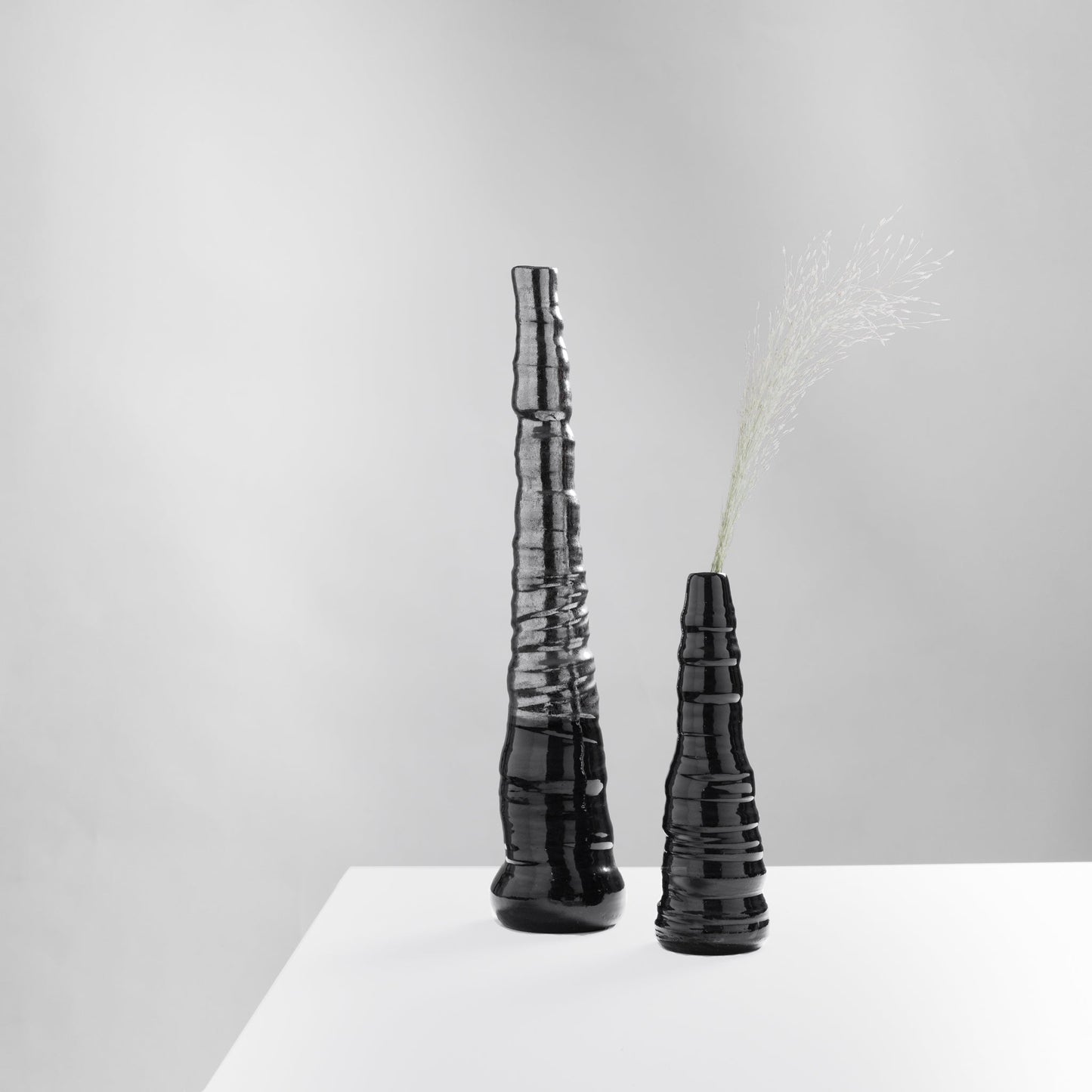 'BREATHE' VASE SILVER