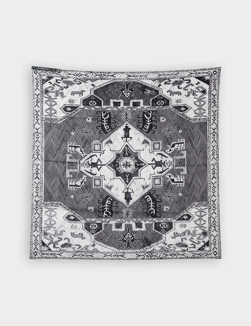 TURKISH PRINT SILK SCARF