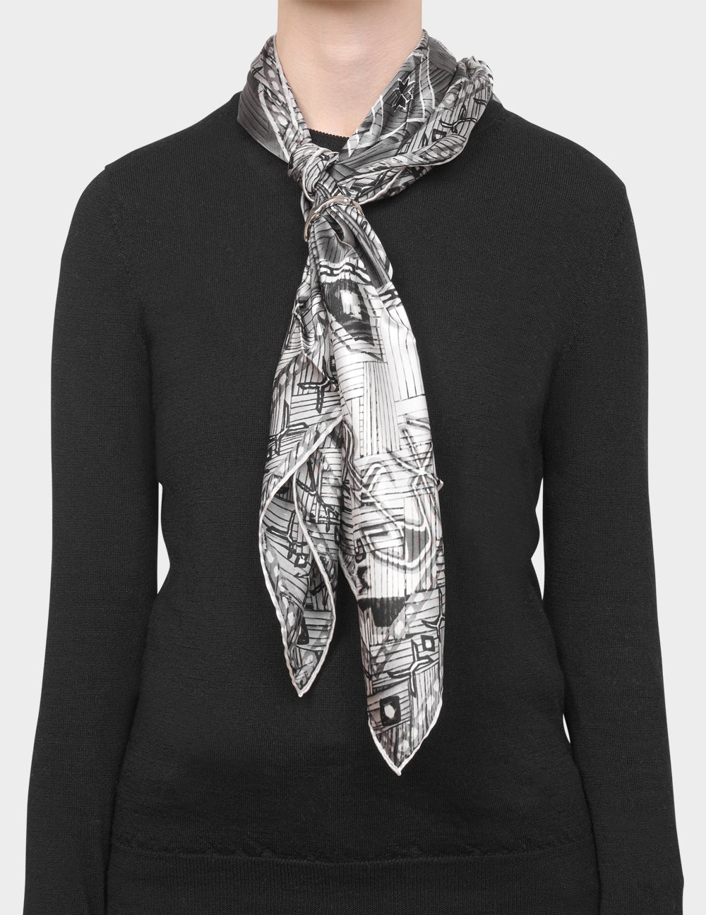 TURKISH PRINT SILK SCARF