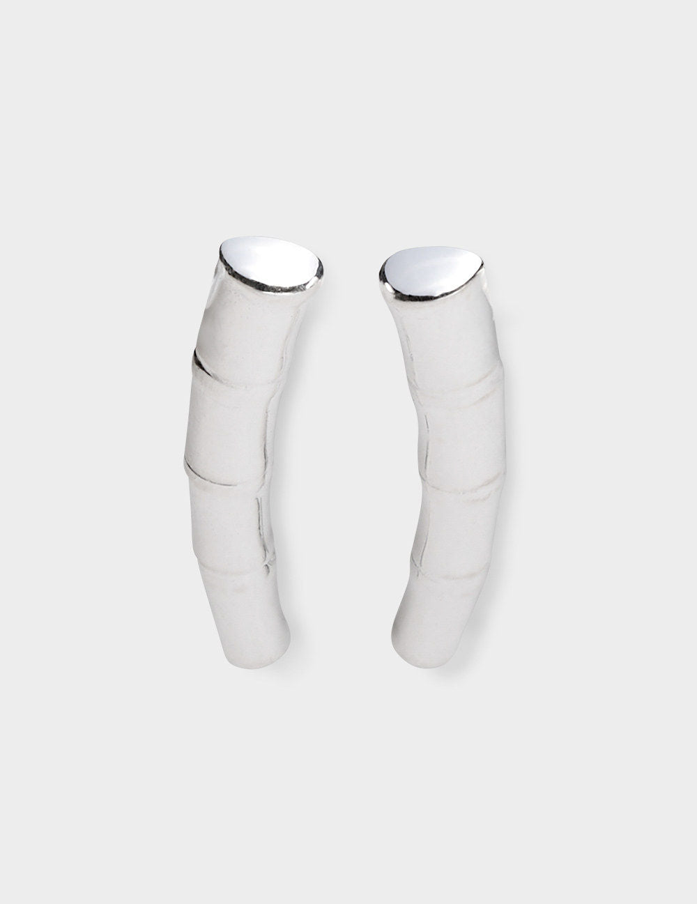 SILVER CLIMBING BAMBOO EARRINGS