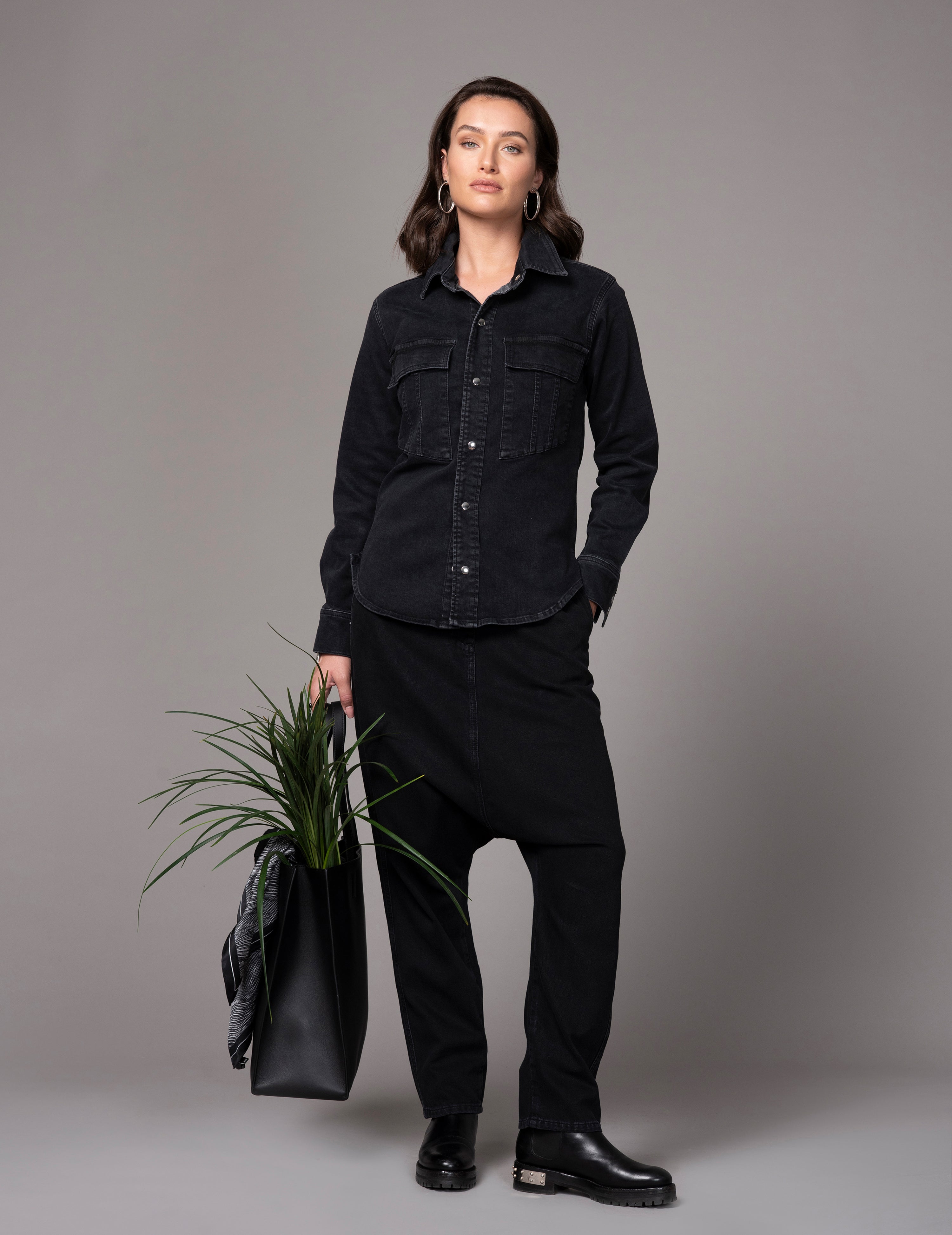23SS RIGID DENIM SAROUEL PANTS 23SS RIGID DENIM SAROUEL PANTS