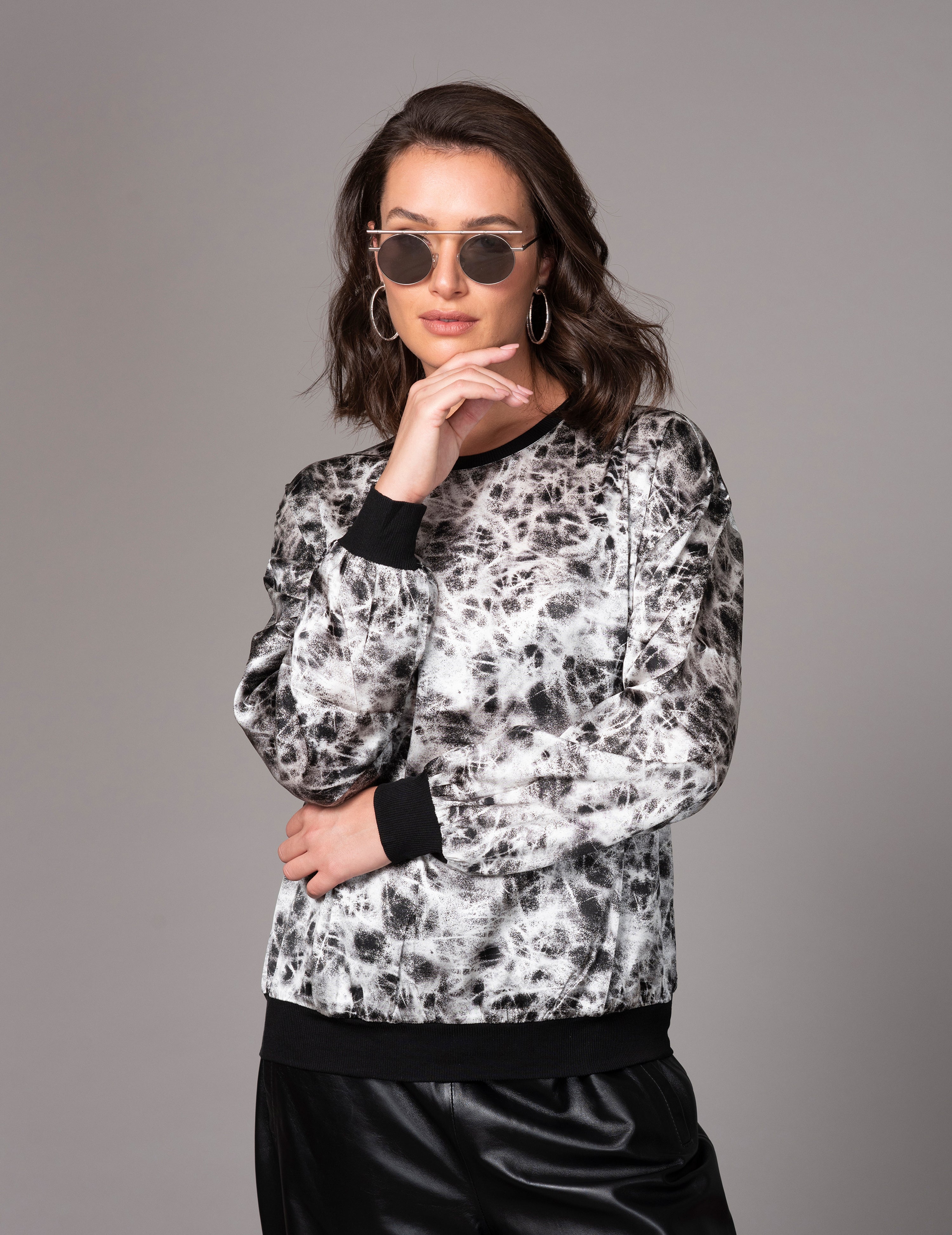 Sweatyatt Ropes ROPES PRINT SILK SWEATSHIRT – KAWAYAN