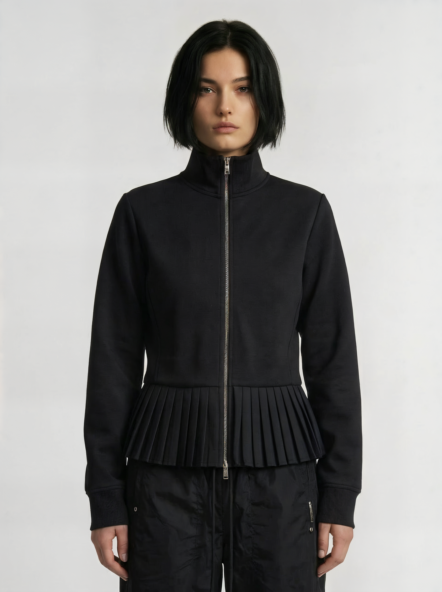 PLEATED NYLON JACKET
