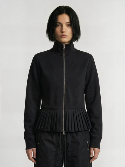PLEATED NYLON JACKET