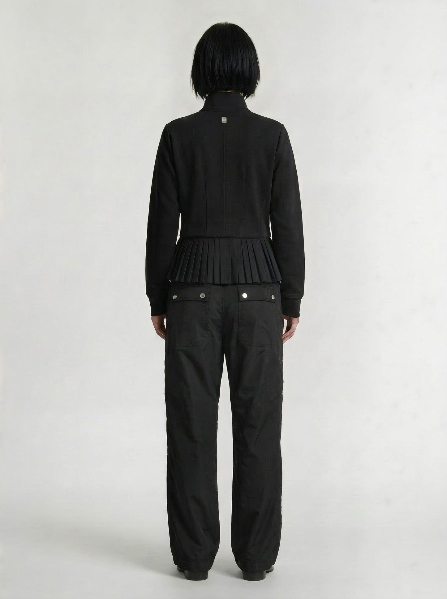 PLEATED NYLON JACKET