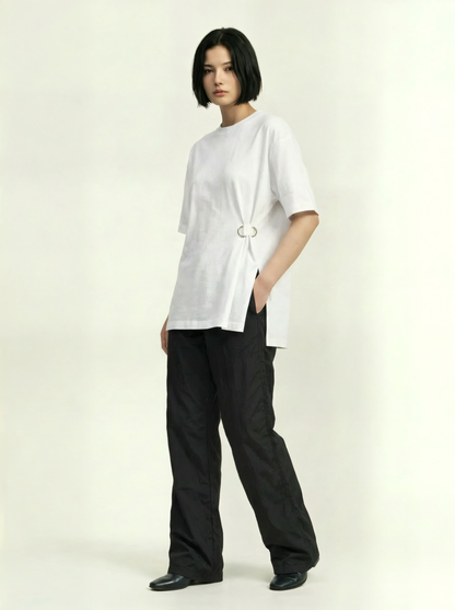 WHITE PIERCING SHIRT