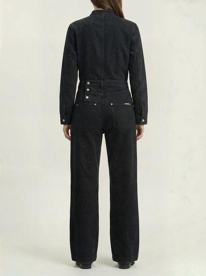 BACK BUTTON DENIM