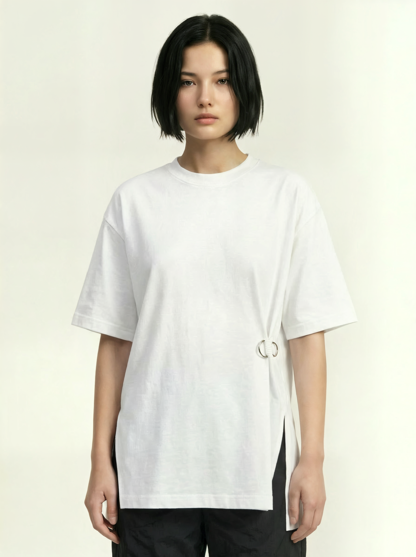 WHITE PIERCING SHIRT