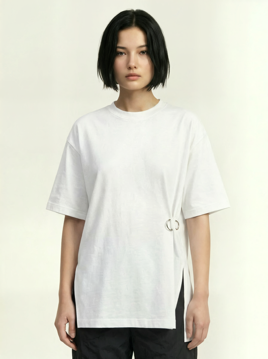 WHITE PIERCING SHIRT