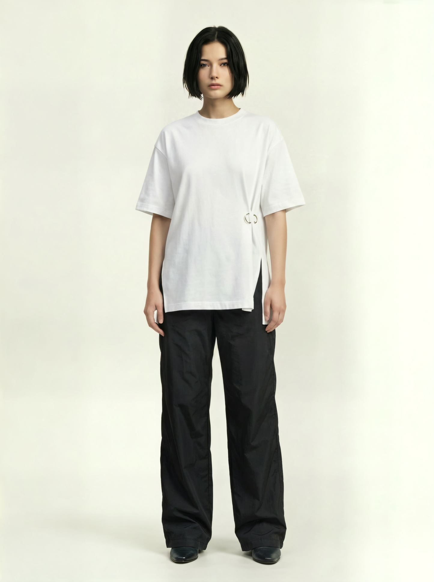 WHITE PIERCING SHIRT