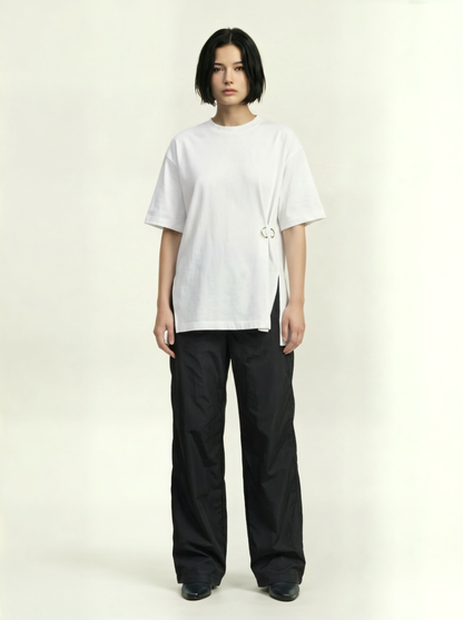 WHITE PIERCING SHIRT