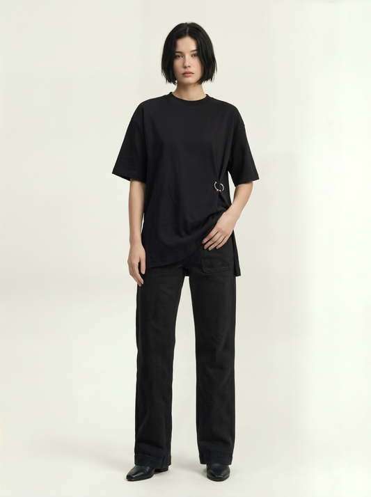 BLACK PIERCING SHIRT