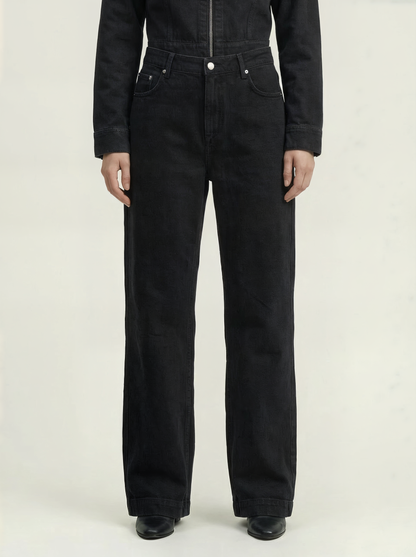 BACK BUTTON DENIM