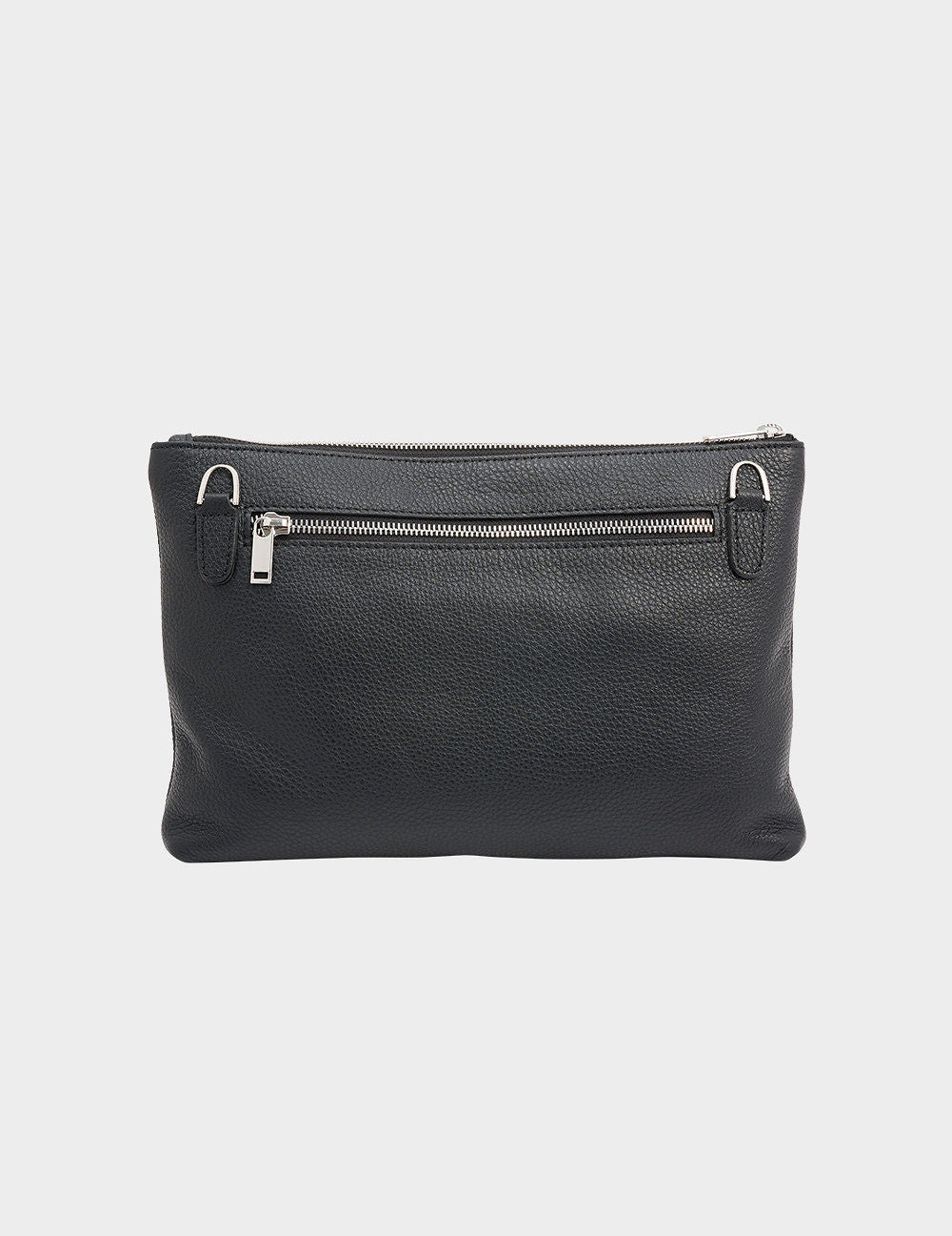 FLOATER LEATHER SIGNATURE CLUTCH BAG