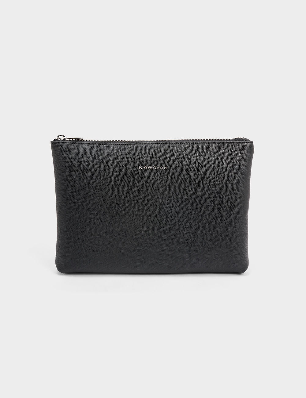 SAFIANO LEATHER SIGNATURE CLUTCH BAG