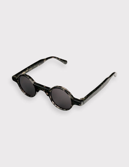 'LIN-LIN' SPECKLED BLACK & GRAY SUNGLASSES